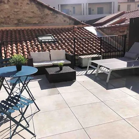 아파트 Rebeca - 4 Pers Standing - Hyper Centre -terrasse